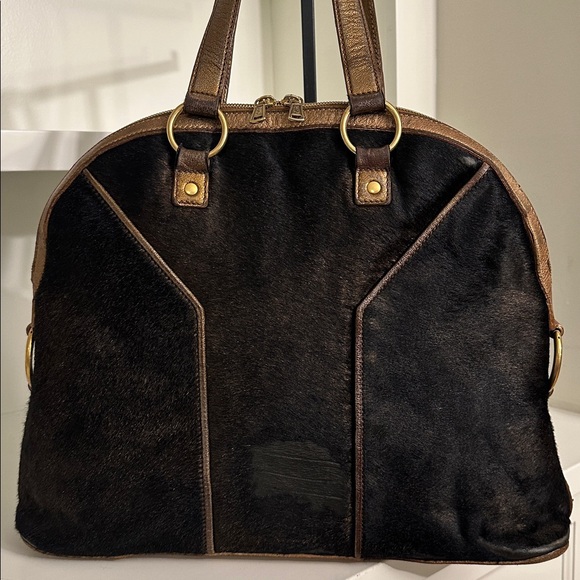 XL YSL Pony-hair Muse Shoulder Bag - Picture 6 of 16